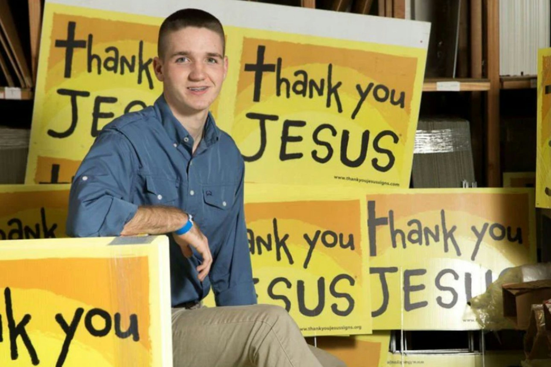 Lucas Hunt ist der Erfinder des „Thank You Jesus“-Zeichens