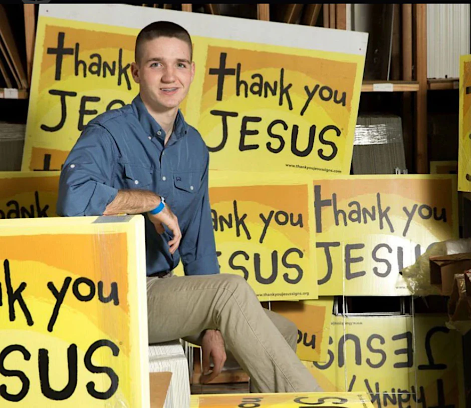 Lucas Hunt ist der Erfinder des „Thank You Jesus“-Zeichens