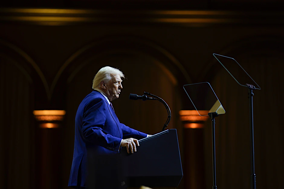 US-Präsident Donald Trump während einer Rede