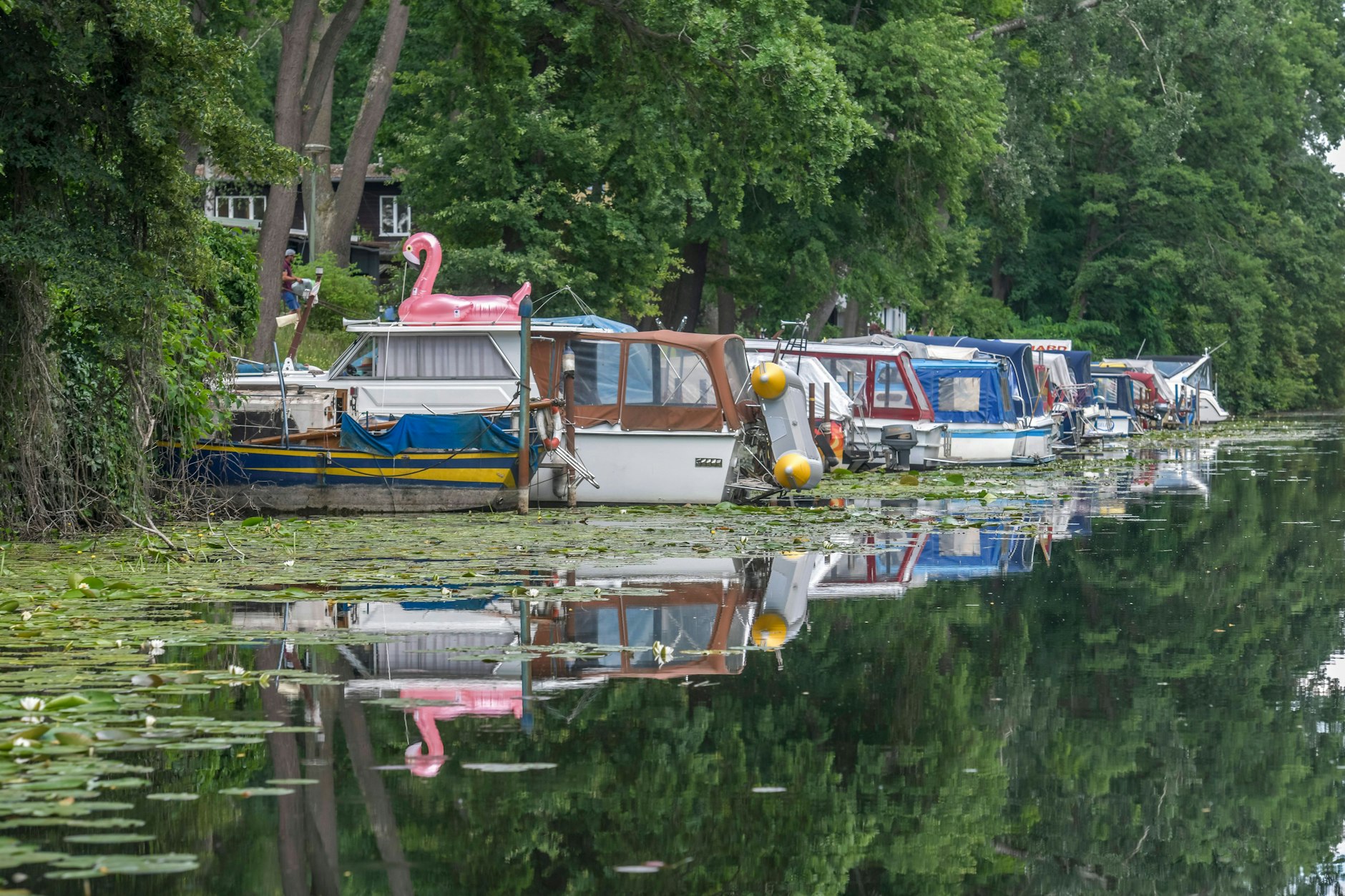 Eine neue Brücke soll den Alten Spandauer Schifffahrtskanal künftig überspannen.