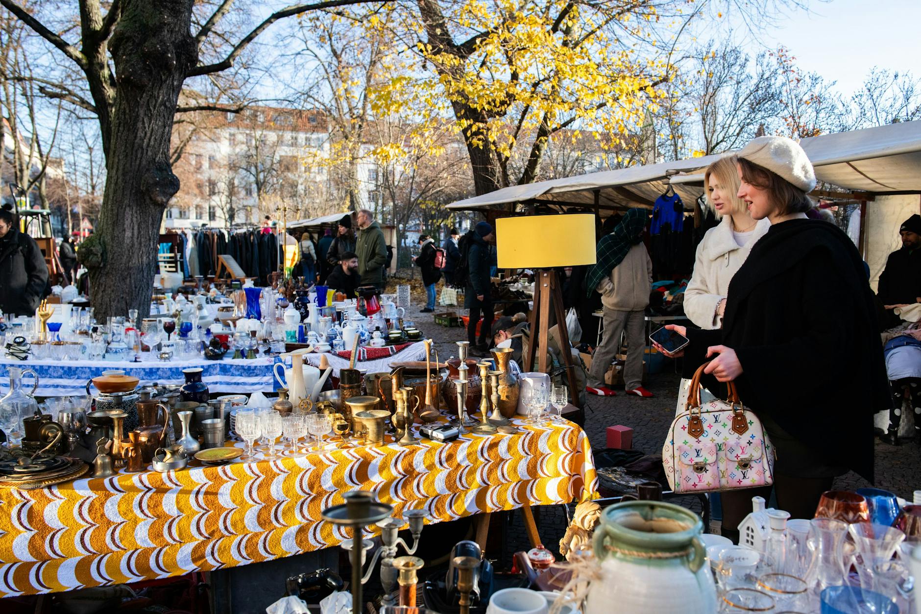 Flohmarkt am Sonntag auf dem Boxhagener Platz