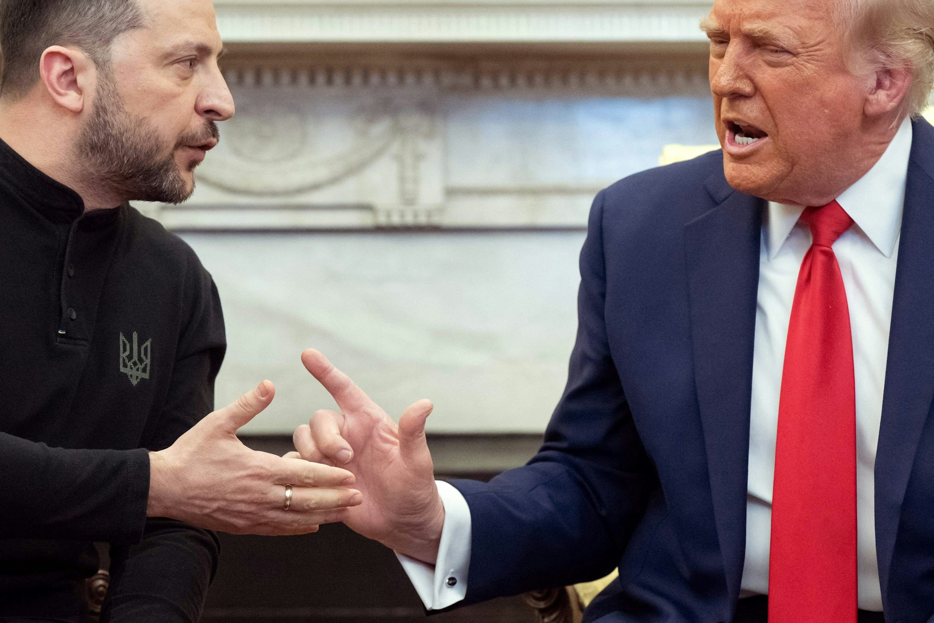 Offener Streit im Oval Office zwischen Donald Trump und Wolodmyr Selenskyj.