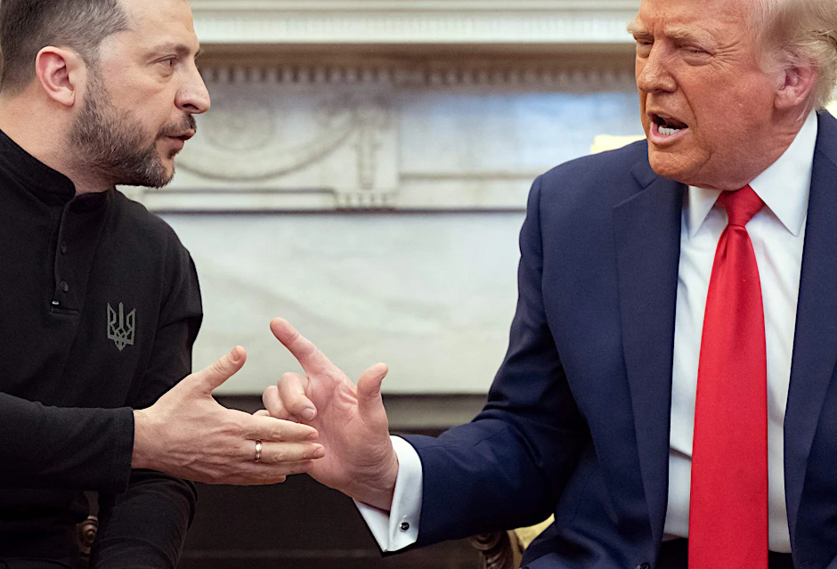 Offener Streit im Oval Office zwischen Donald Trump und Wolodmyr Selenskyj.