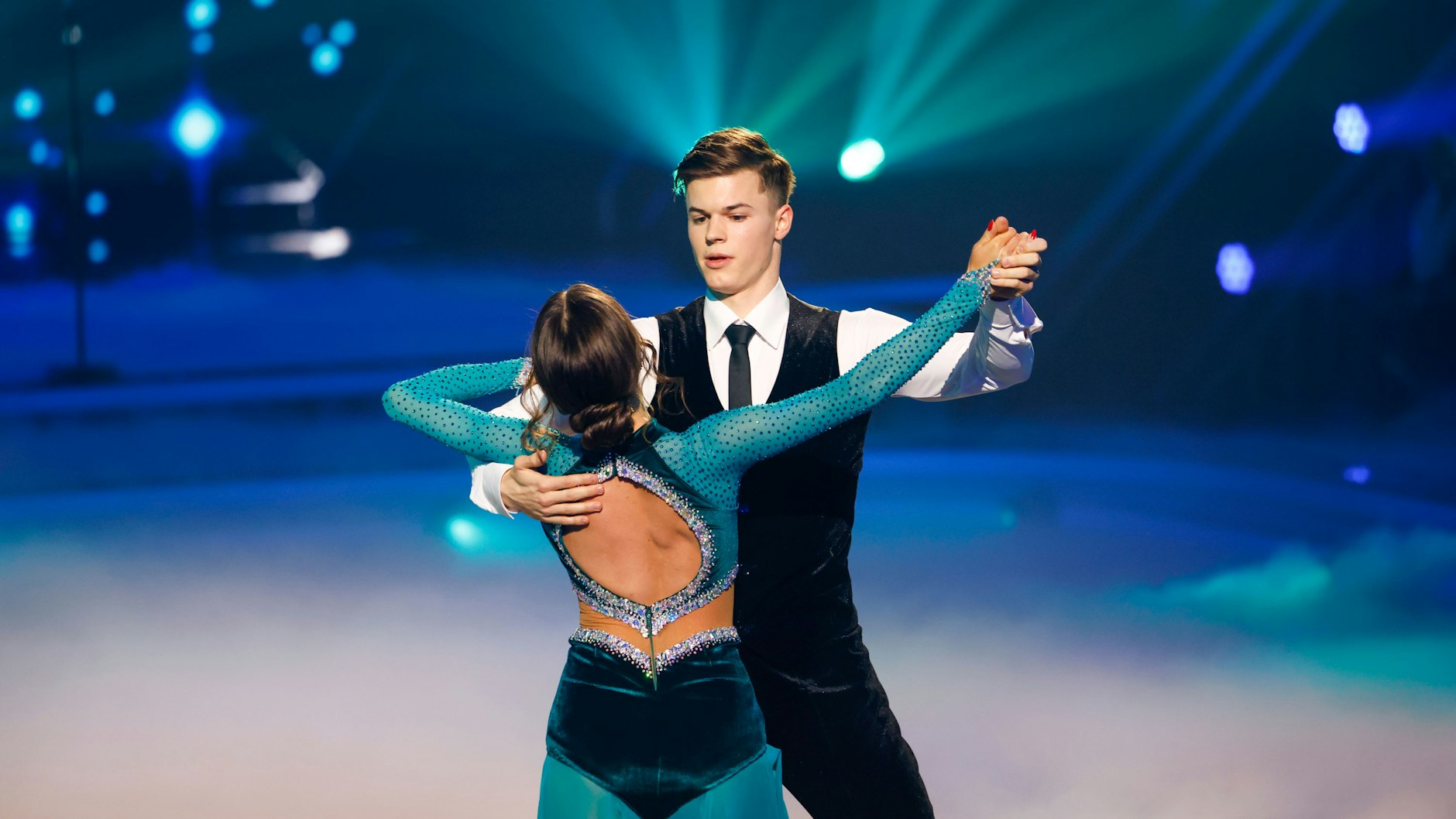 Para-Schwimmer Taliso Engel tanzt bei „Let's Dance“ mit Patricia Ionel.