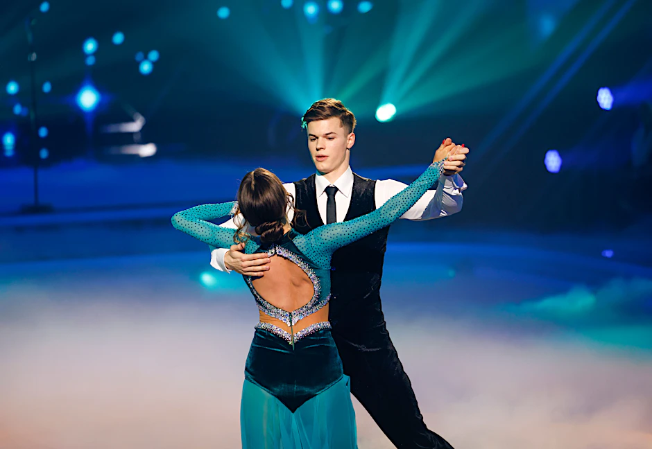 Para-Schwimmer Taliso Engel tanzt bei „Let's Dance“ mit Patricia Ionel.
