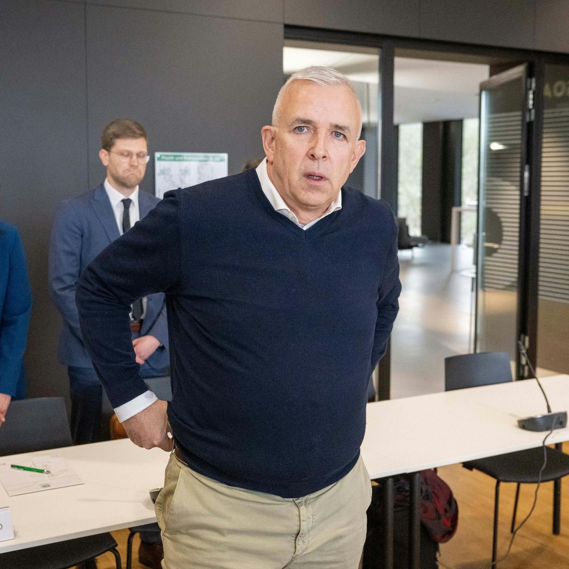Union-Präsident Dirk Zingler war Freitag bei der zweiten Gerichtsverhandlung des DFB im Saal und wehrt sich gegen das Skandalurteil.