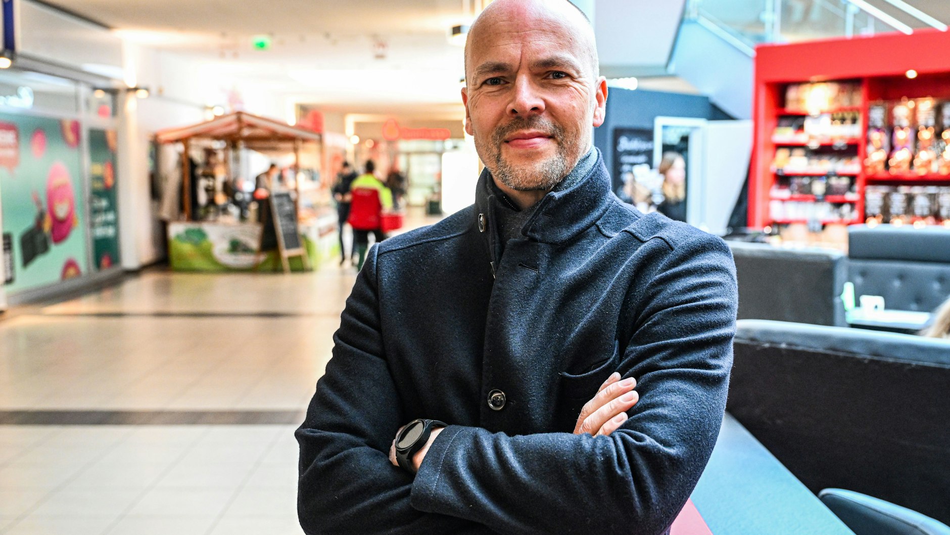 Investor Christian Rücker will die Taut-Passage in Grünau mächtig aufmöbeln.