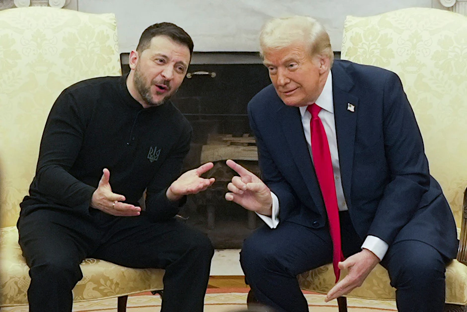 Vor zwei Wochen eskalierte das Treffen zwischen US-Präsident Donald Trump (re.) und dem ukrainischen Präsidenten Wolodymyr Selenskyj im Weißen Haus.