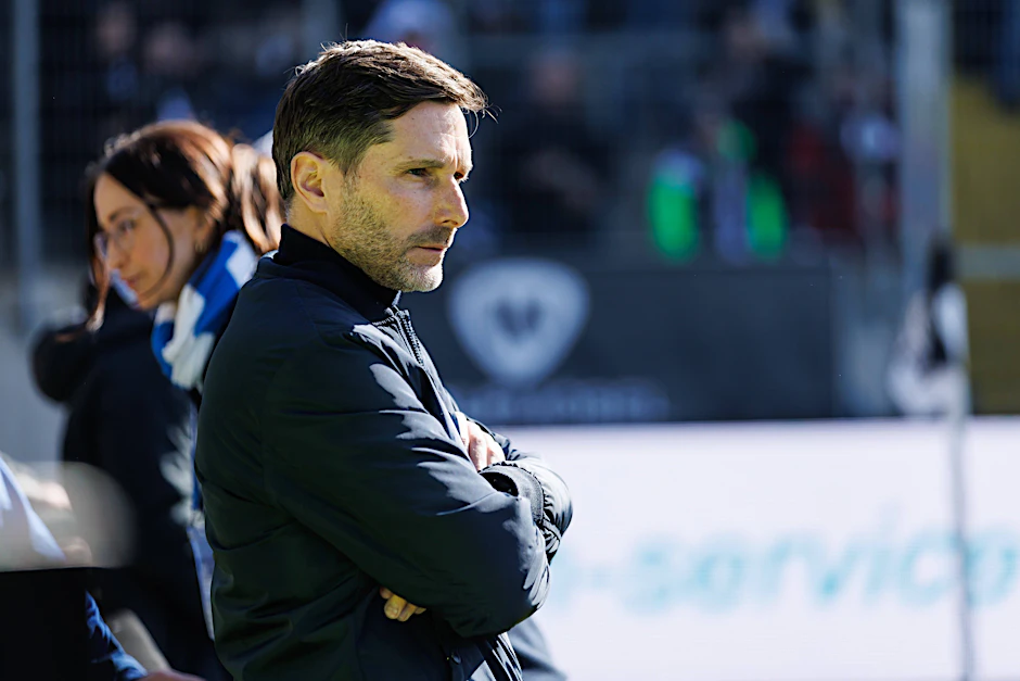 Herthas neuer Trainer Stefan Leitl ruft jetzt den Abstiegskampf aus.