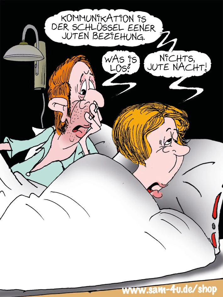 Auch heute gibt es einen Cartoon des Tages - wie immer von Zeichner Sam Paff aus Berlin.