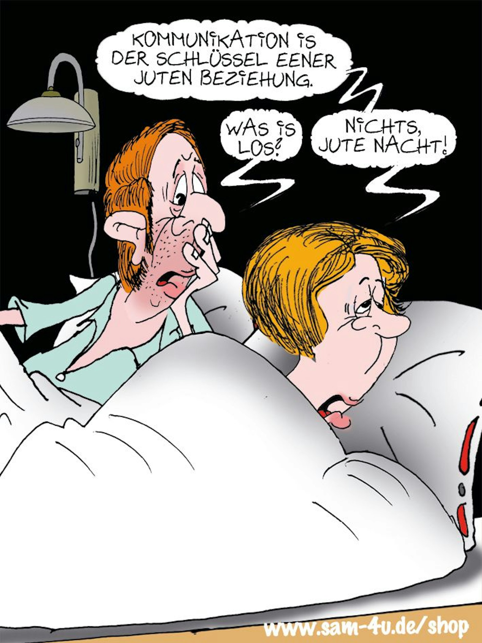 Auch heute gibt es einen Cartoon des Tages - wie immer von Zeichner Sam Paff aus Berlin.