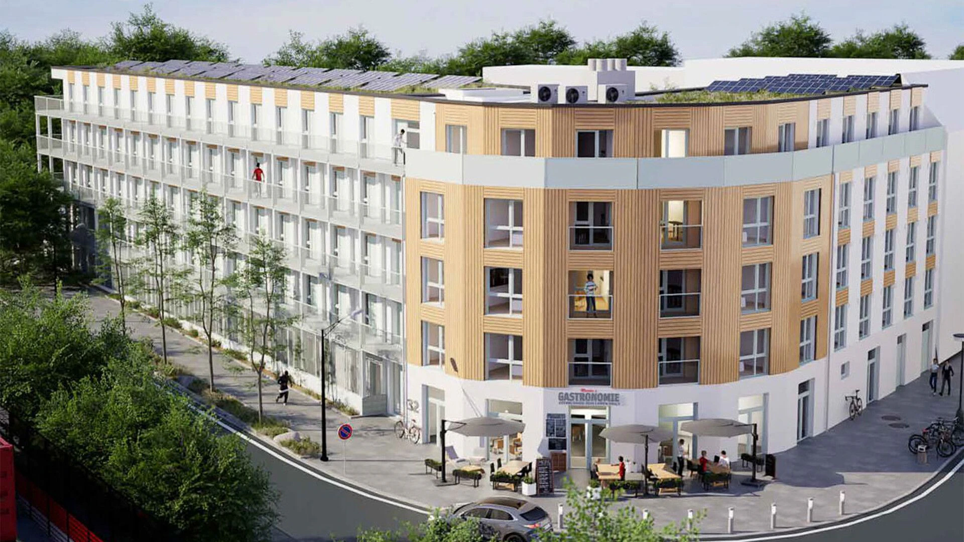 Für diesen Neubau in Köpenick muss die "Union-Tanke" weichen.
