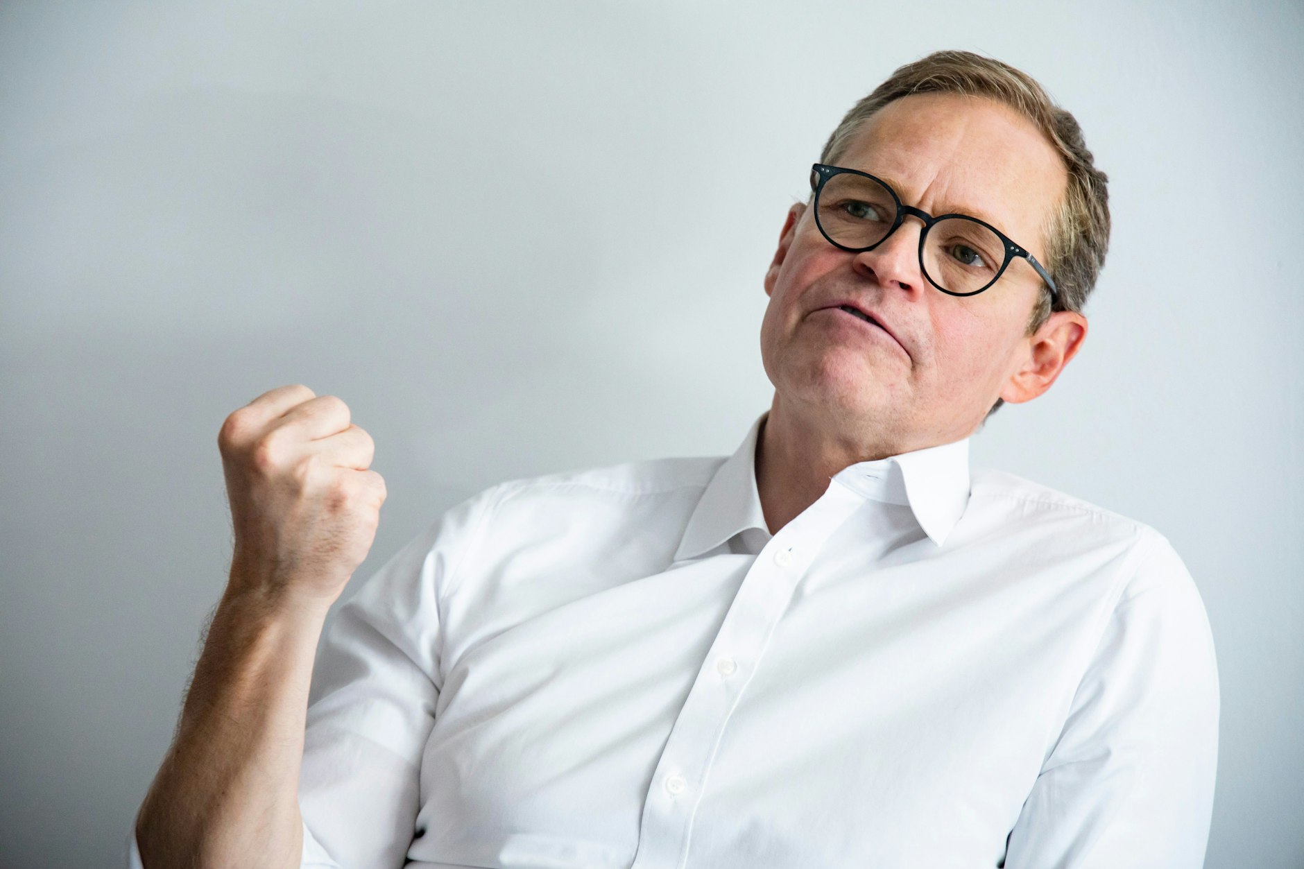 Der frühere Regierende Bürgermeister Michael Müller (SPD) nennt Trump und Putin in einem Atemzug.