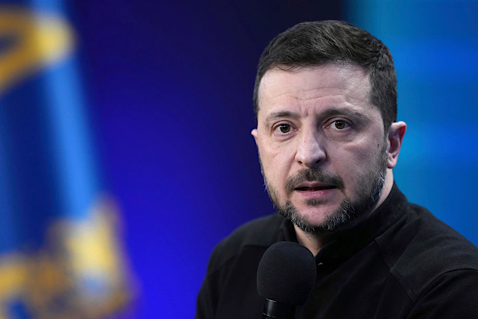 Wolodymyr Selenskyj, Präsident der Ukraine, nennt das Eklat „bedauerlich“.