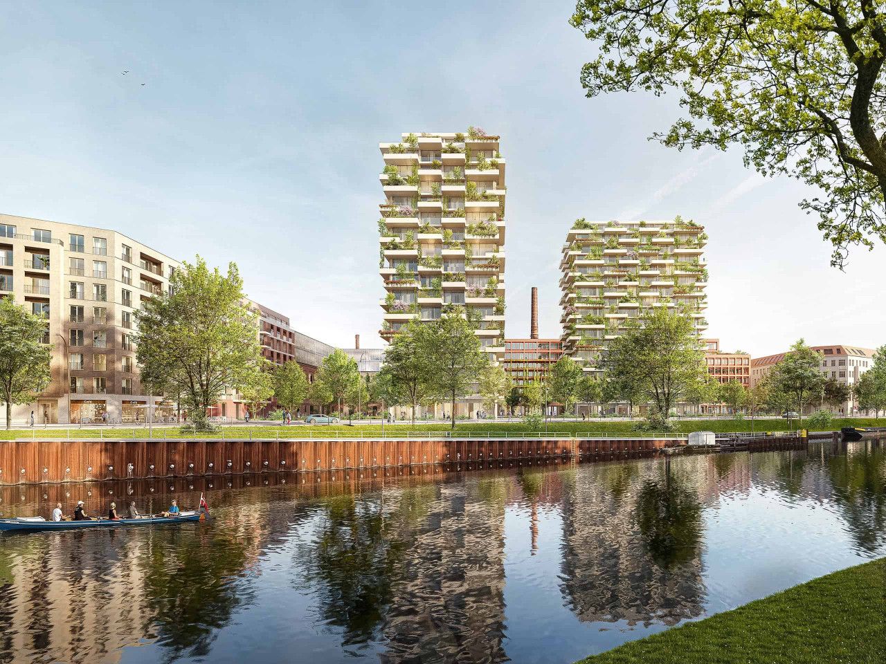 Stadtquartier „Neues Ufer“ in Moabit schafft 500 Wohneinheiten