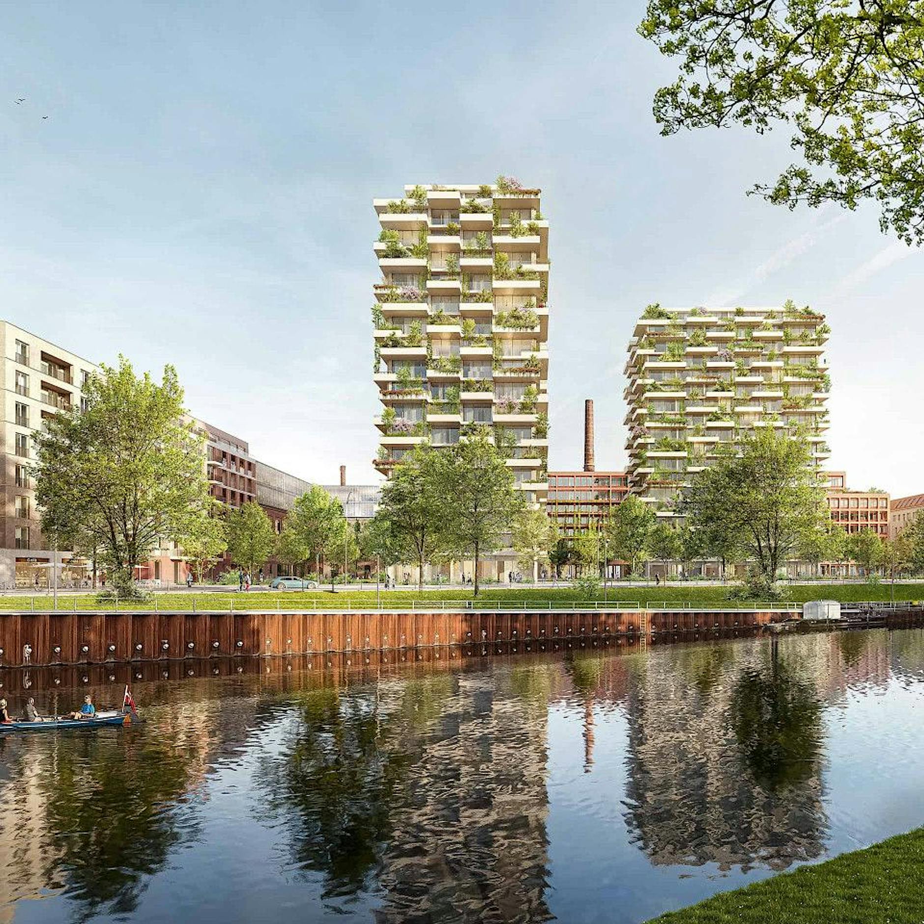 Stadtquartier „Neues Ufer“ in Moabit schafft 500 Wohneinheiten