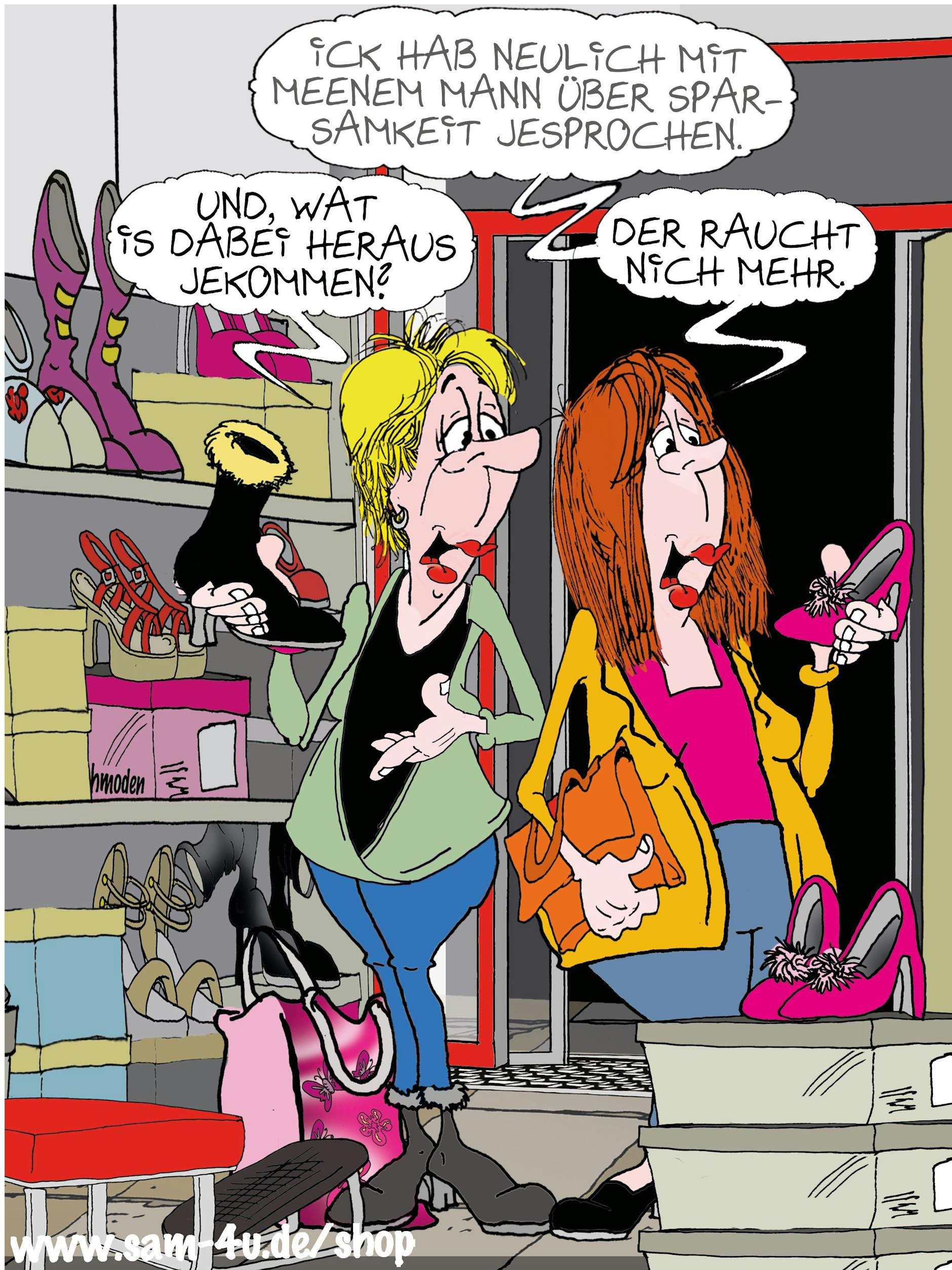 auch hetue hat unser Zeichner Sam PAff aus Berlin für Sie einen Cartoon zu Papier gebracht. Viel Spaß beim Schmunzeln!