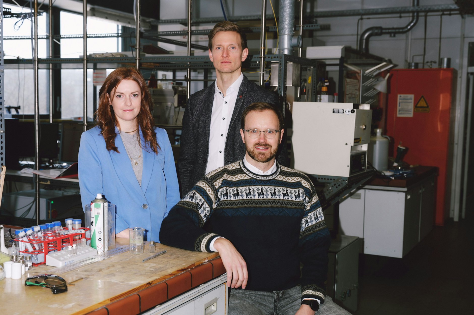 Sie haben Spark E-Fuels gegründet: Dr. Julia Bauer, Dr. Mathias Bösl und Dr. Arno Zimmermann (v.l.)
