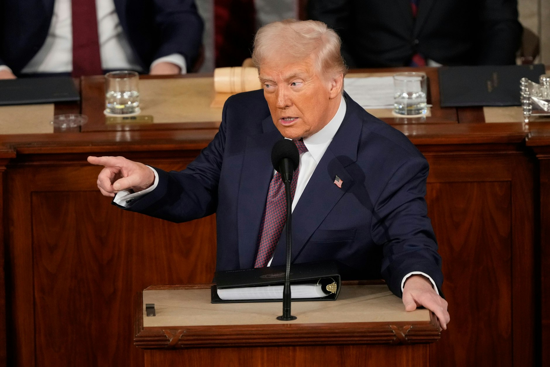 Donald Trump geht mit seiner aktuellen Rede in die Geschichtsbücher ein. 