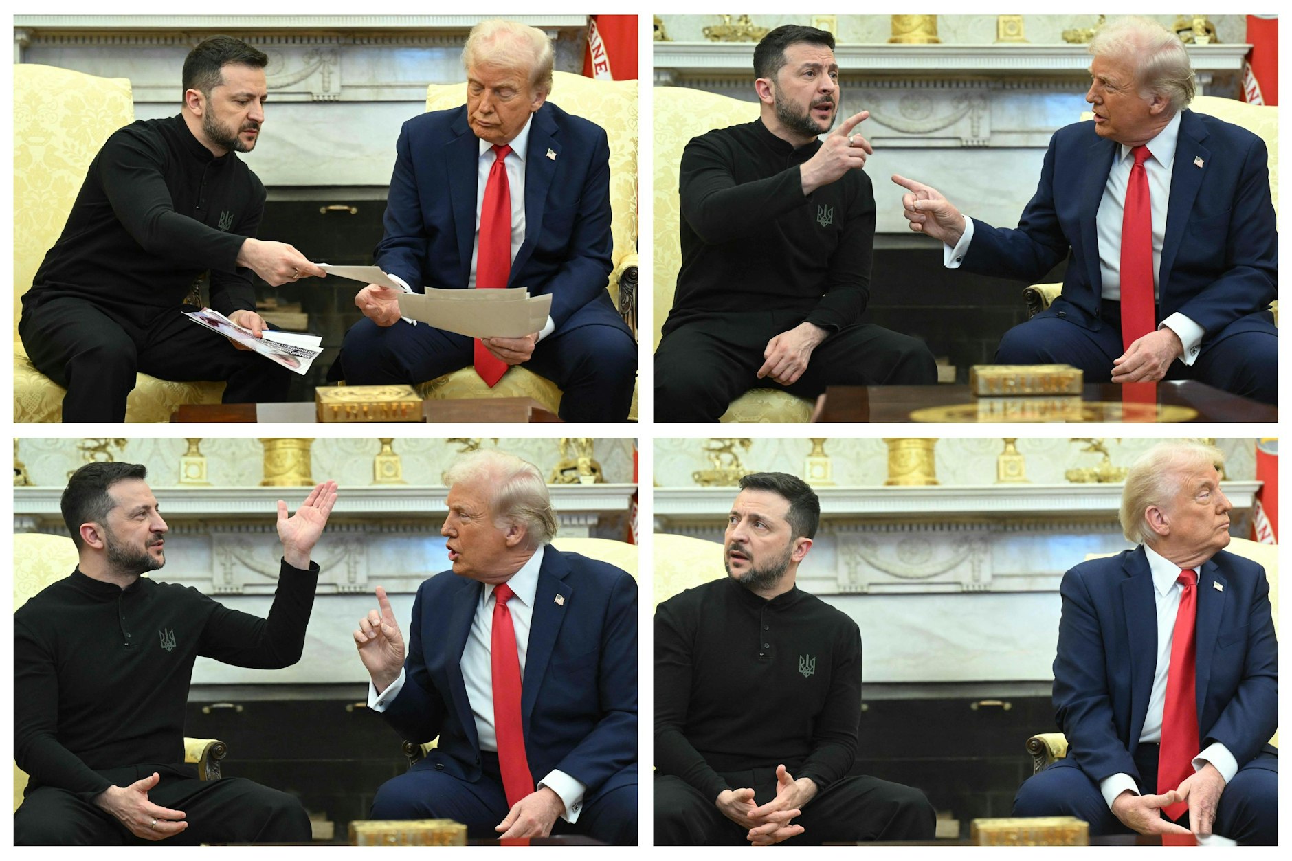 Wolodymyr Selenskyj und Donald Trump im Oval Office