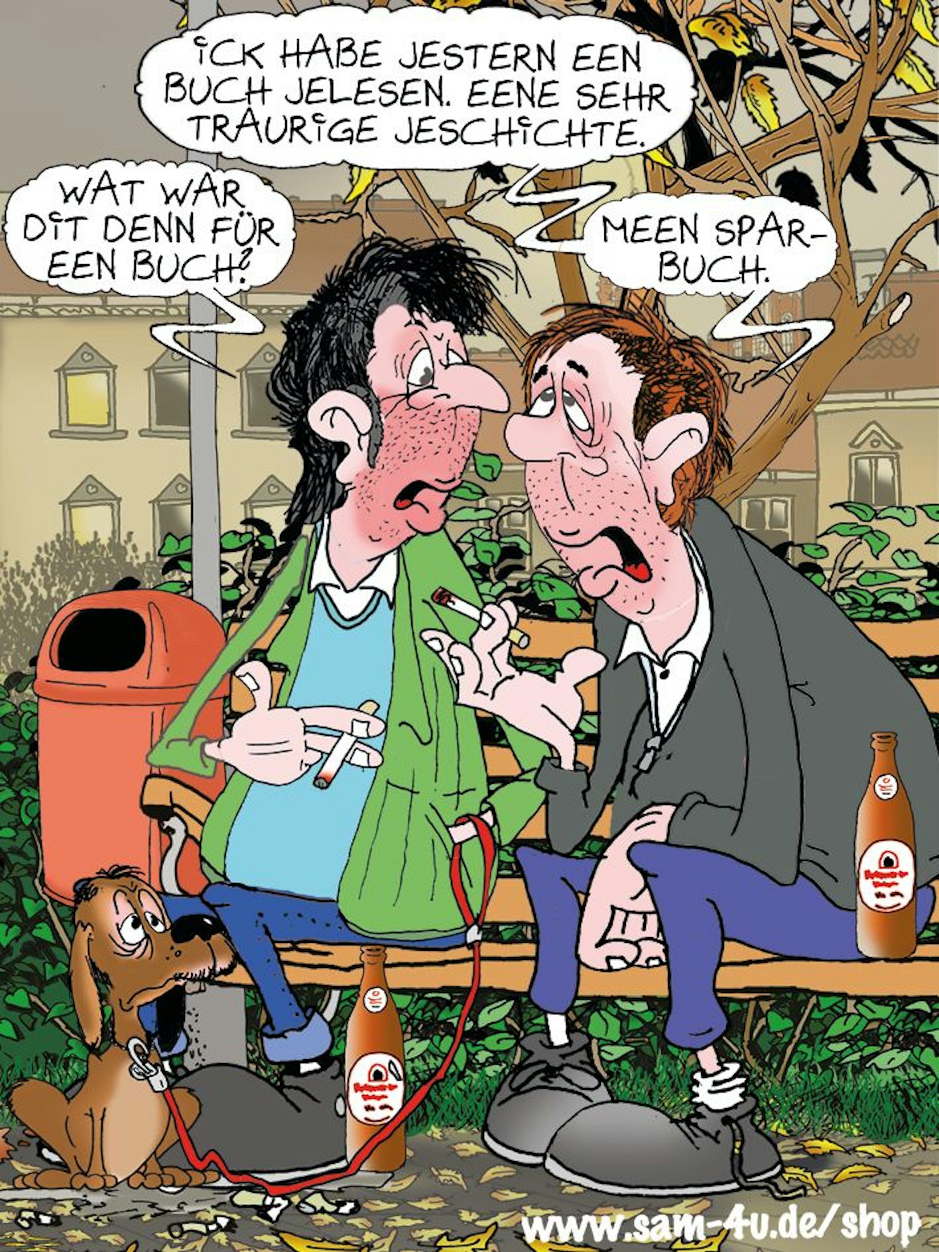 Auch heute hat Zeichner Sam Paff aus Berlin sich um den traditionellen Cartoon des Tages gekümmert.
