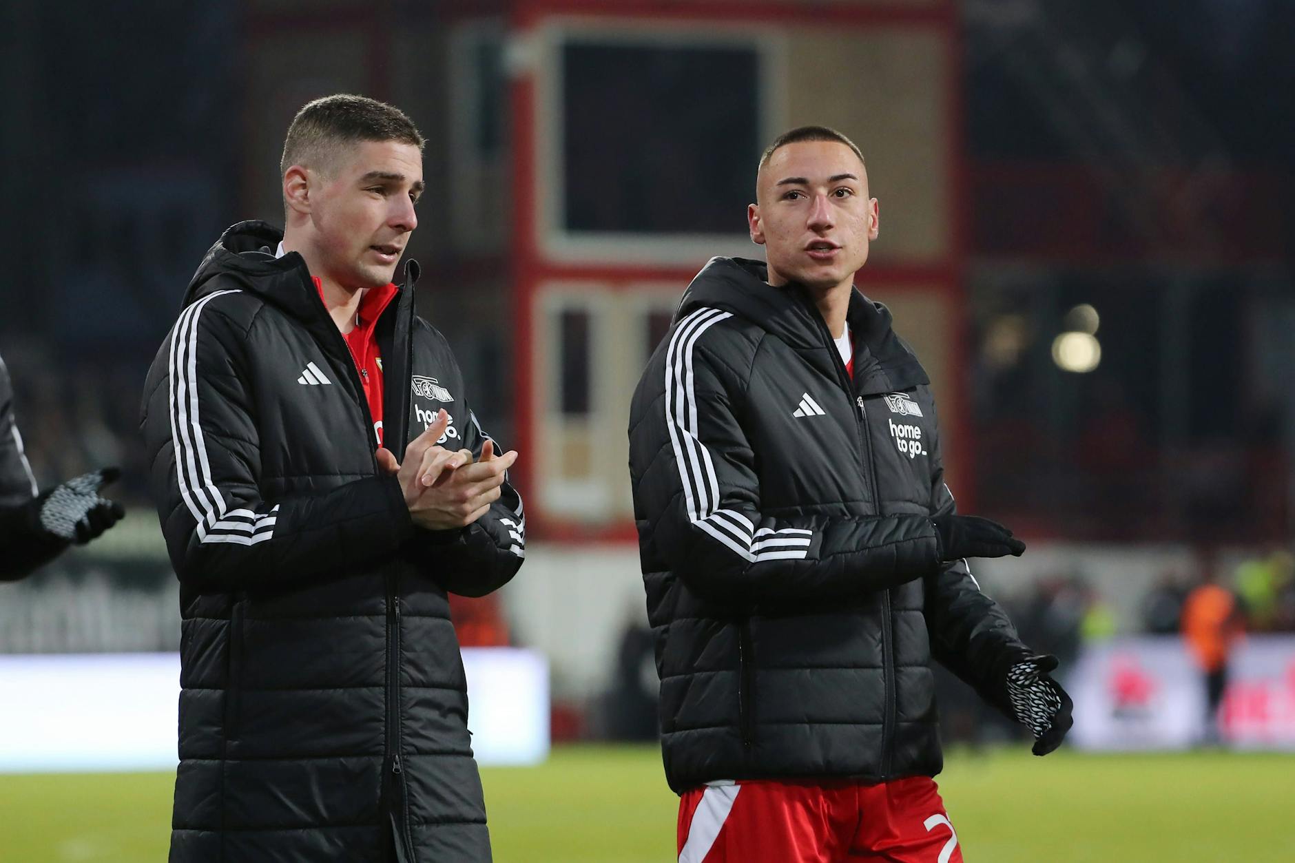 Sollen in Frankfurt von ihren Union-Mitspielern mehr Bälle bekommen: die Mittelstürmer Andrej Ilic (24, l.) und Marin Ljubicic (23)