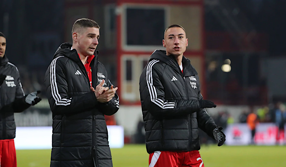 Sollen in Frankfurt von ihren Union-Mitspielern mehr Bälle bekommen: die Mittelstürmer Andrej Ilic (24, l.) und Marin Ljubicic (23)