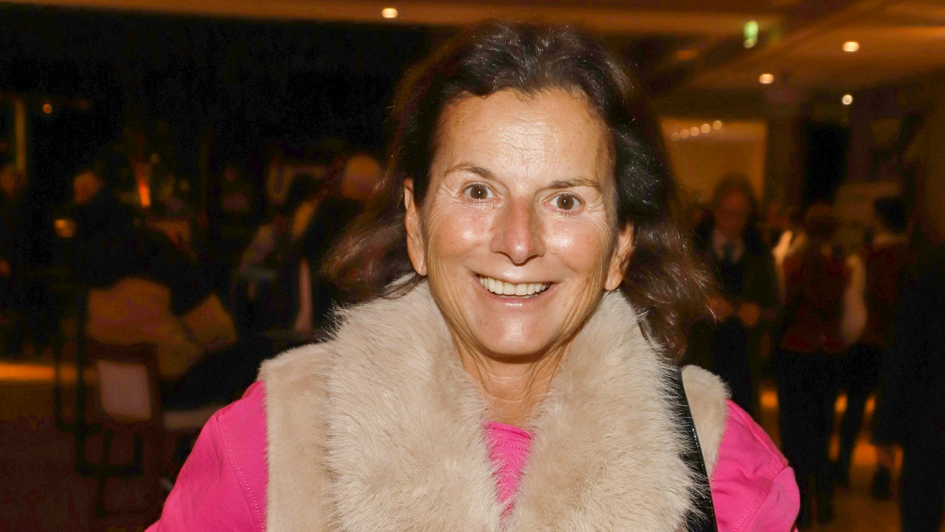 Claudia Obert zu Gast bei der Universum Boxing Night im Dezember 2024 in Hamburg.
