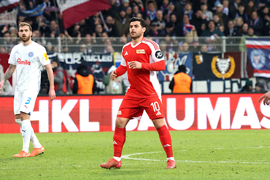 Angreifer Kevin Volland&nbsp; (32) kassiert von einigen Fans des 1. FC Union fiese Kommentare im Internet.