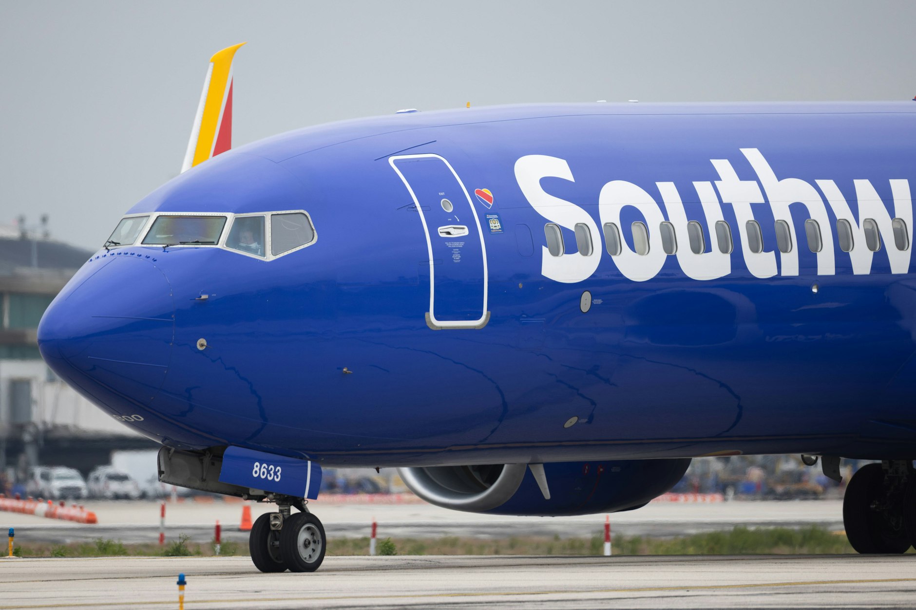 Die Nackte lief durch einen Flieger der Southwest Airlines.
