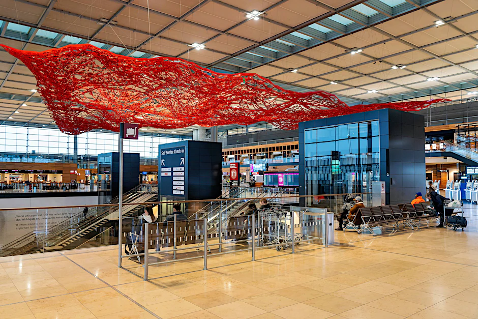 Am Flughafen Berlin-Brandenburg - Willy Brandt - BER wird am Montag (10. März)&nbsp; gestreikt, ebenso zehn weitere Airports in Deutschland.