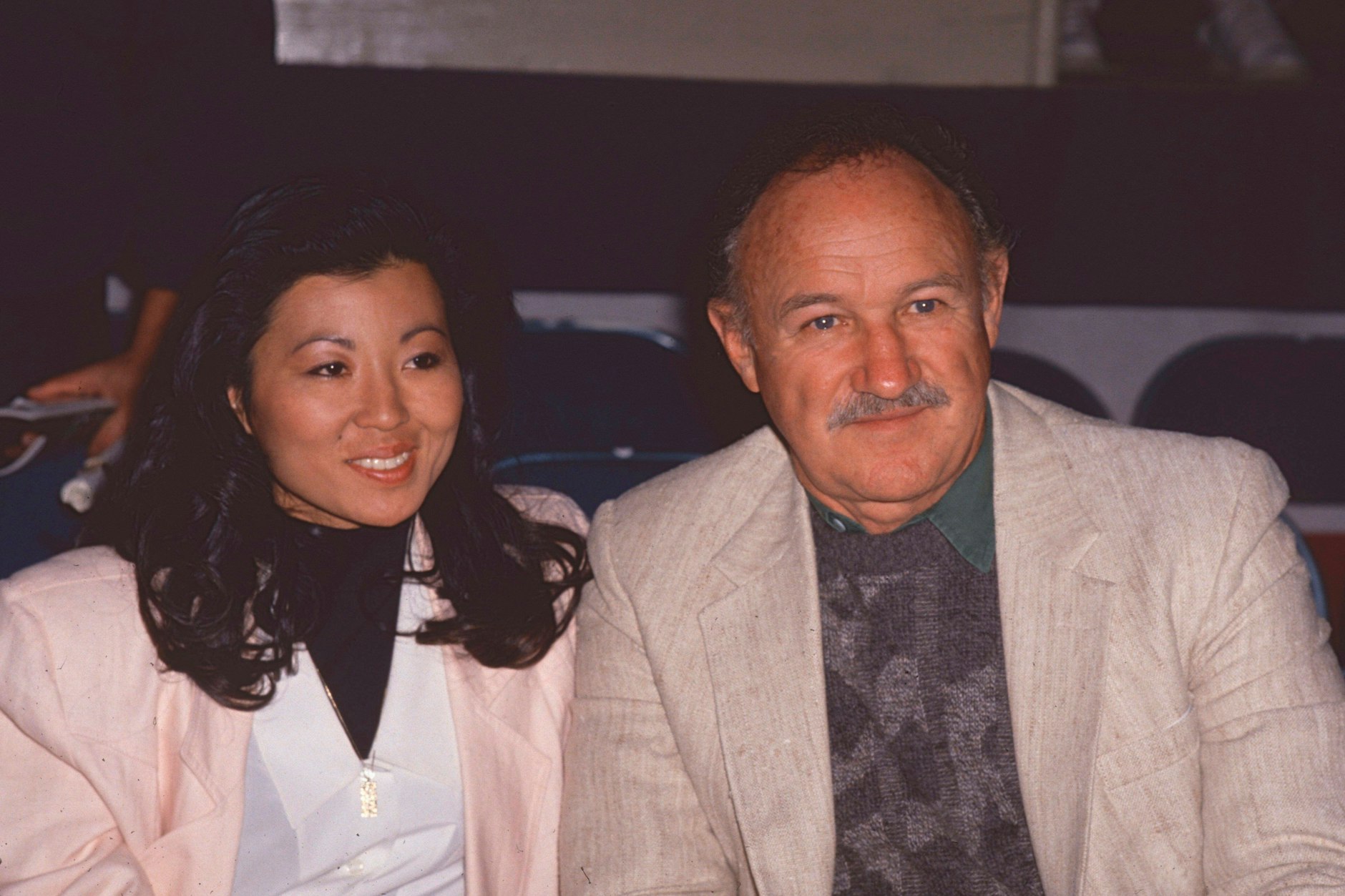 Gene Hackman and Betsy Arakawa in November 1989.