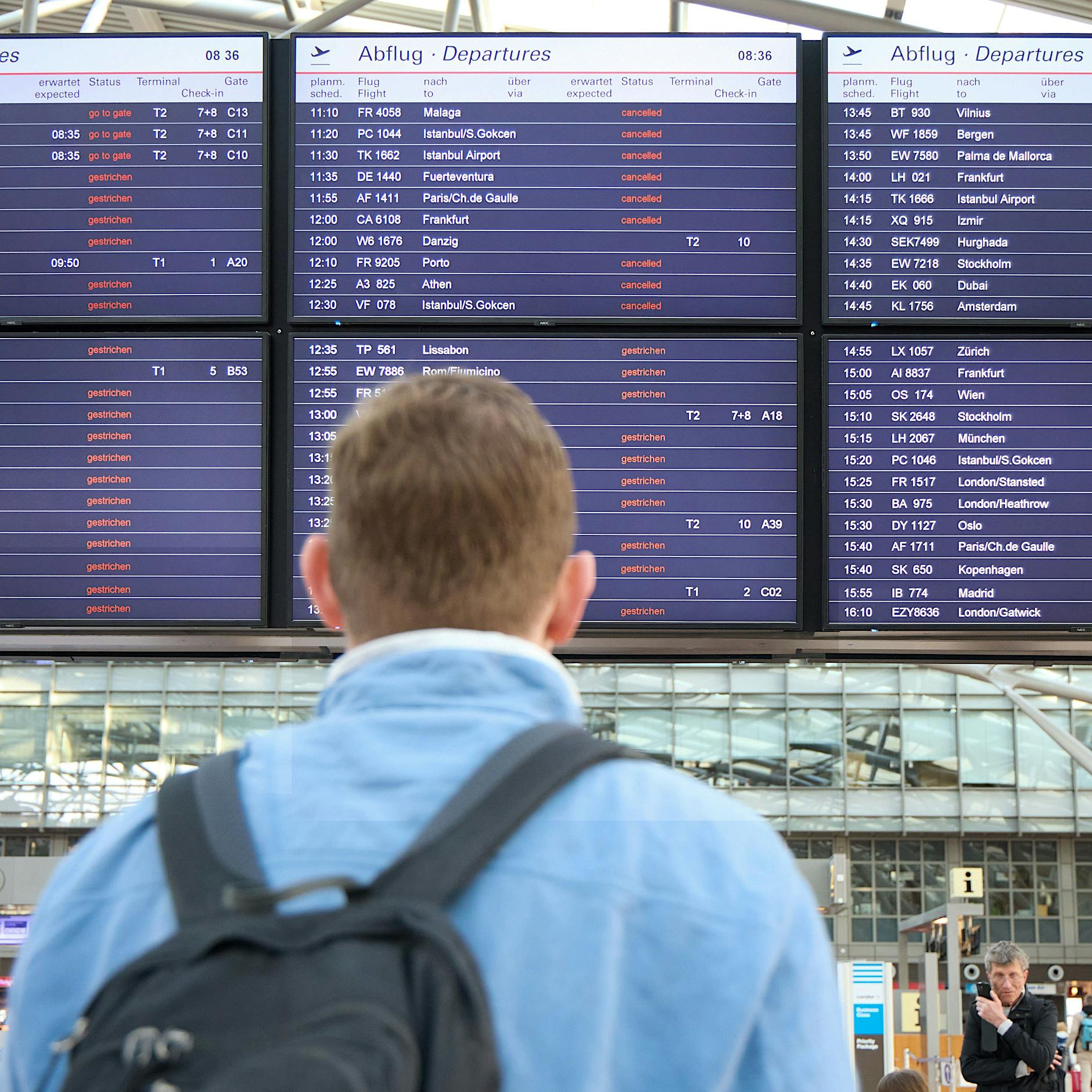 Verdi zieht Flughafenstreik in Hamburg überraschend vor: Alle Flüge zum Ferienstart gestrichen