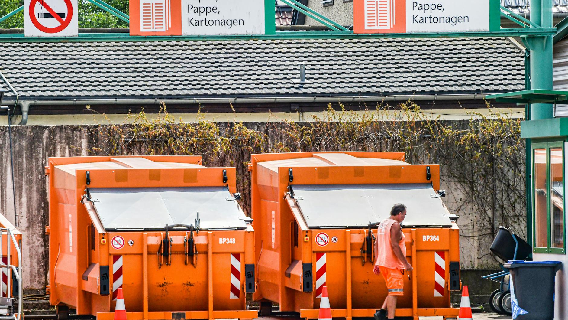 Der Recyclinghof der BSR in Mahlsdorf – dieser und alle 13 weitere Höfe der BSR bleiben ab Mittwoch bis einschließlich Samstag garantiert geschlossen.