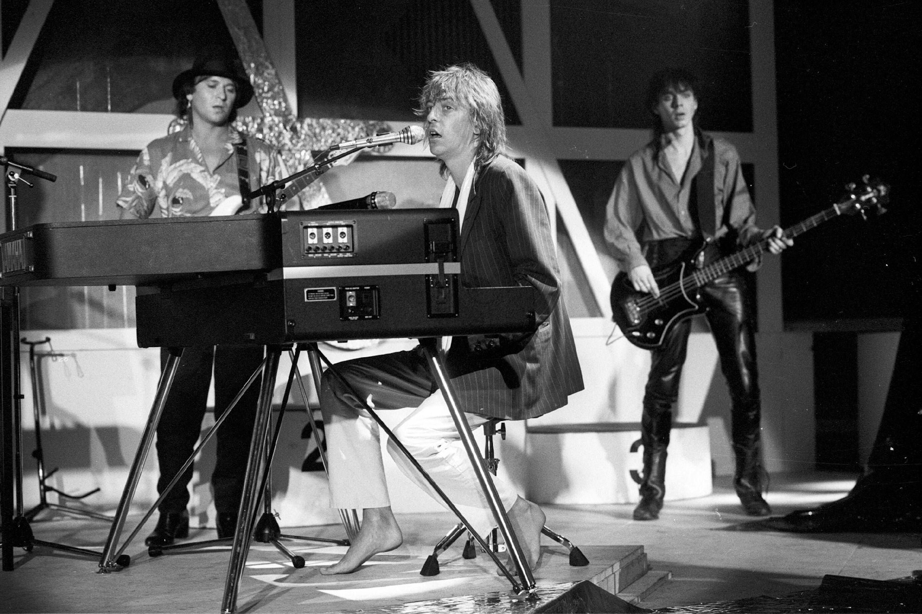 Die Rockband Ton Scheibe Scherben bei einem Auftritt im Jahr 1986: Die Kultband tritt in diesem Jahr in Marzahn auf.