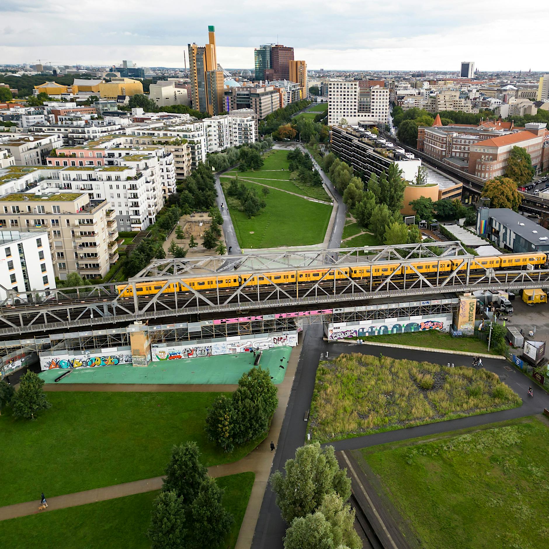 Park am Gleisdreieck: Bahn-Ausbau bedroht Berlins populärsten neuen Garten