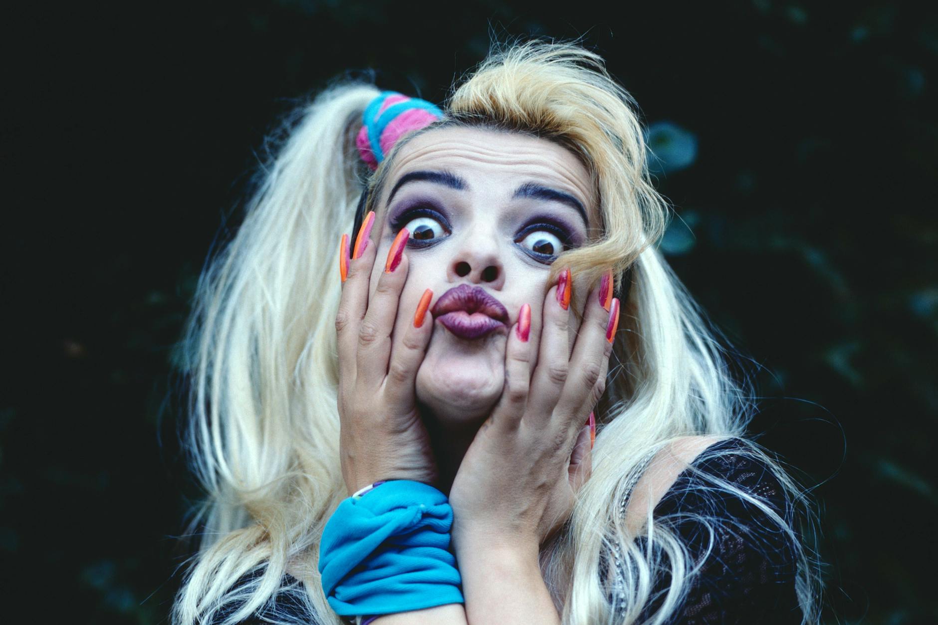 Nina Hagen 1983 in der Fernsehsendung Tele-Illustierte (ZDF).