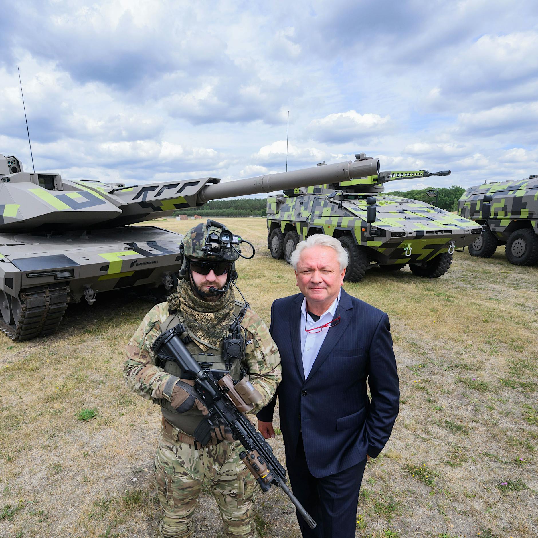 „Gut fürs Geschäft“: Rheinmetall-Chef freut sich über Spannungen mit USA