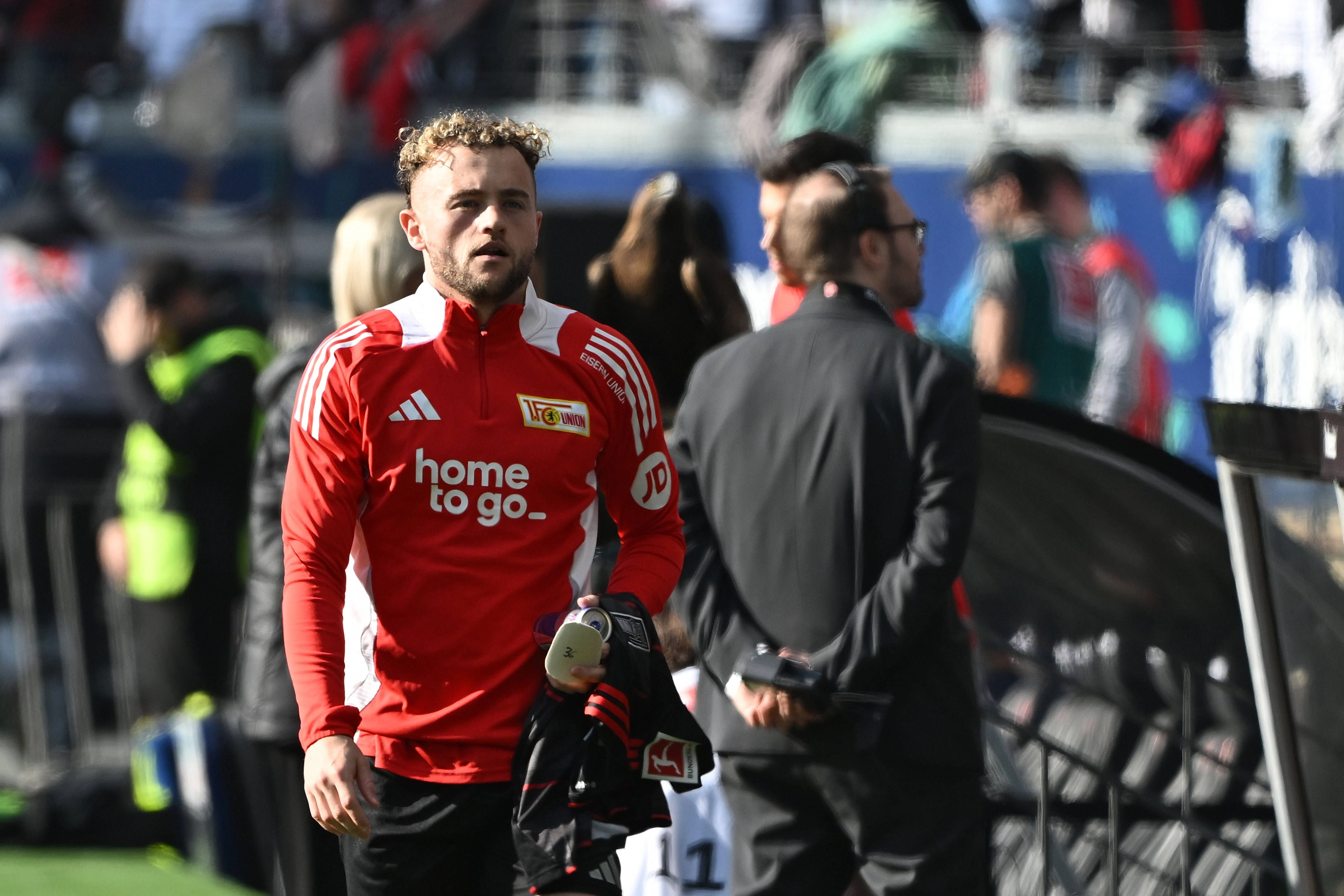 Ungewohnt: Stürmer Benedict Hollerbach (23) stand in Frankfurt das erste Mal unter Trainer Steffen Baumgart nicht in der Startelf des 1. FC Union