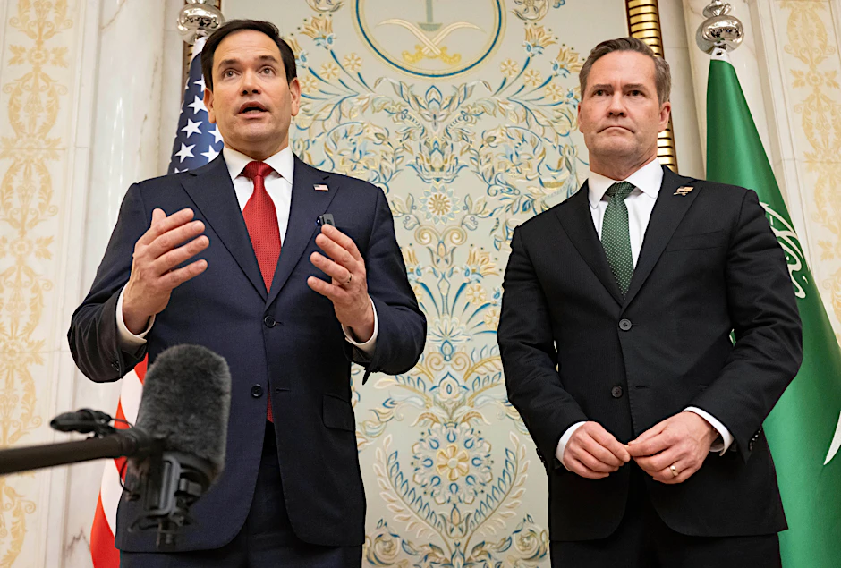 Marco Rubio und Mike Waltz in Jeddah
