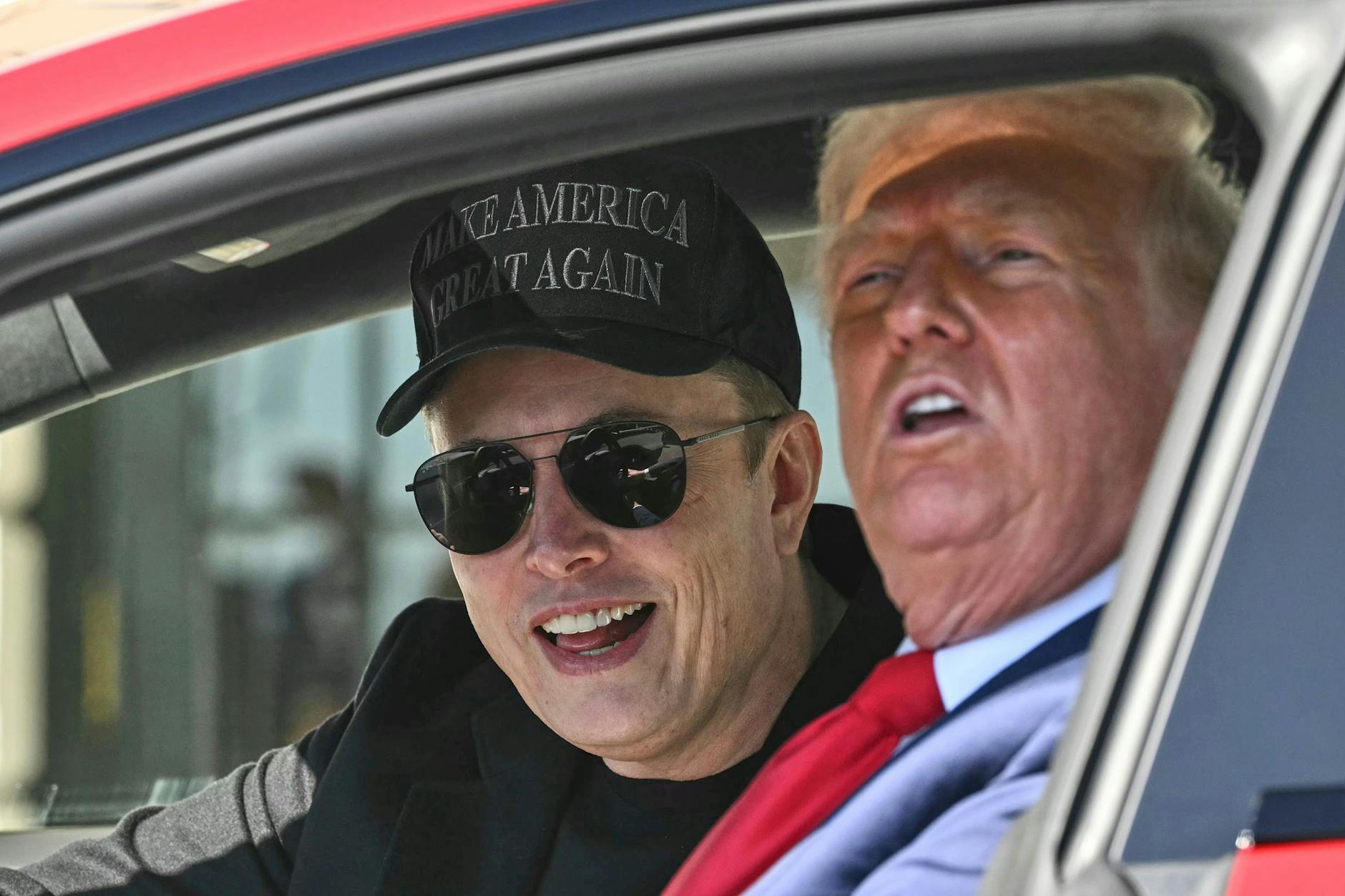 Elon Musk und Donald Trump: Da waren sie noch Freunde.