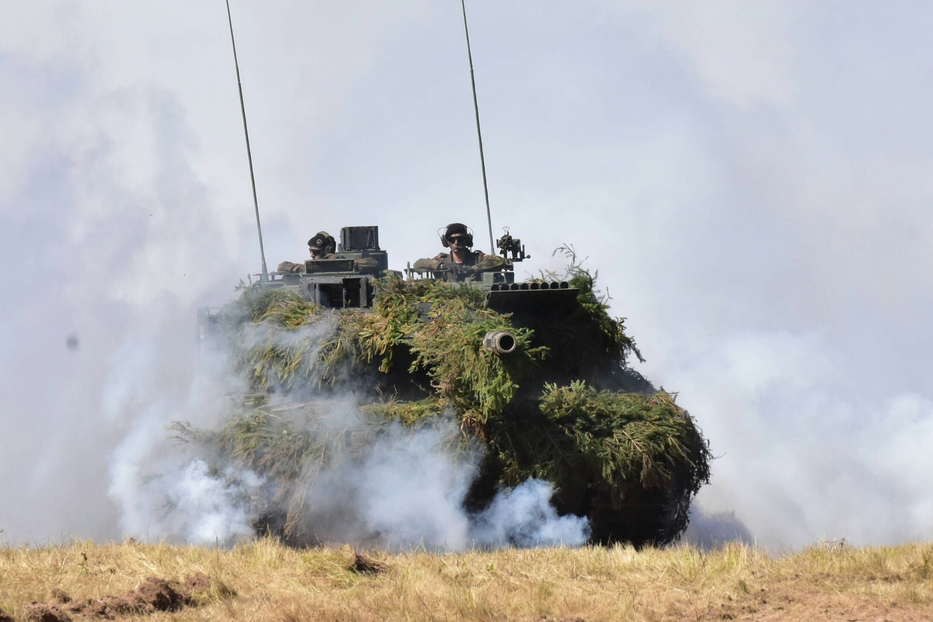 Das Geschäft boomt: der Kampfpanzer Leopard 2 wird bei Rheinmetall gefertigt.