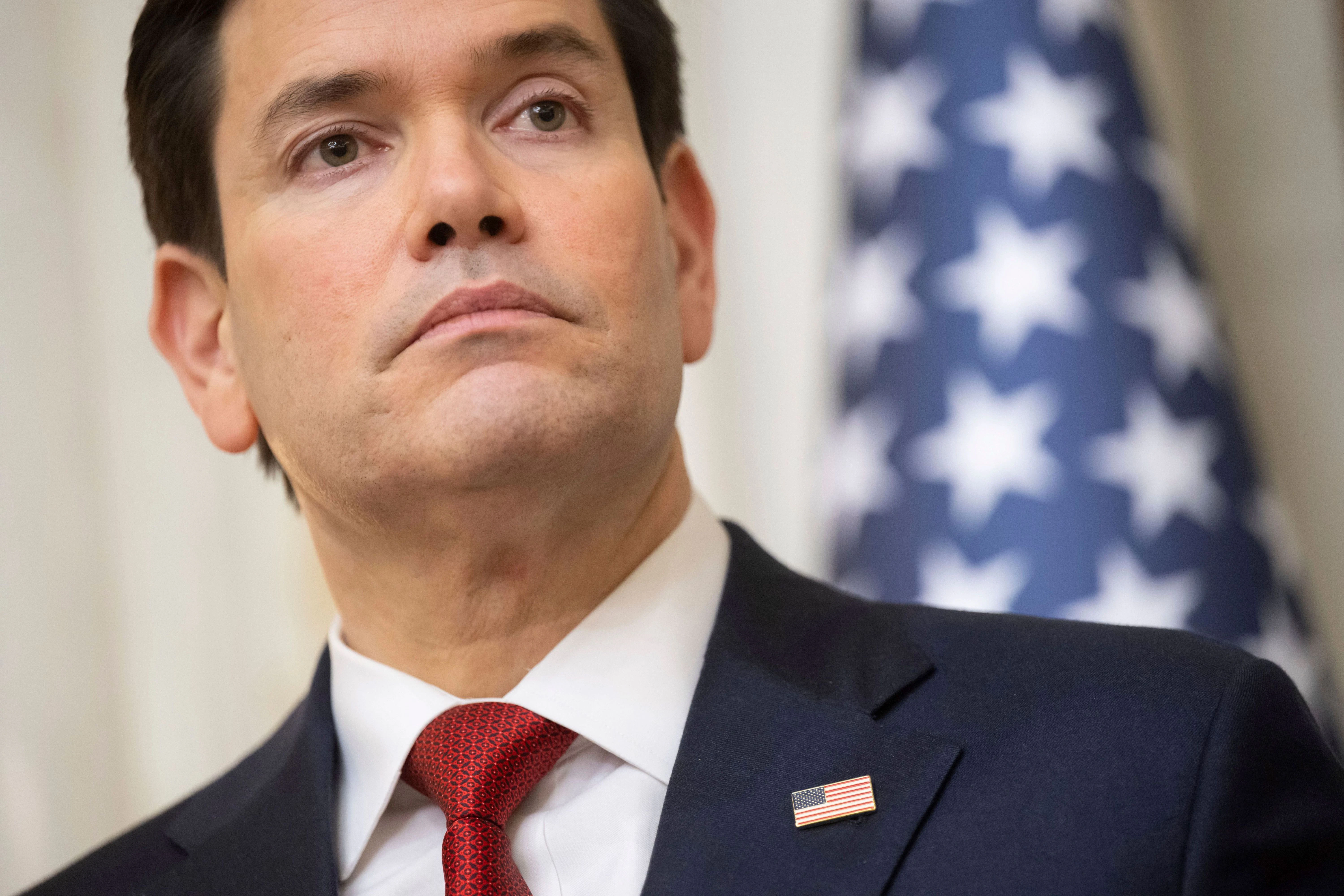 US-Außenminister Marco Rubio spricht nach einem Treffen mit einer ukrainischen Delegation in Saudi-Arabien