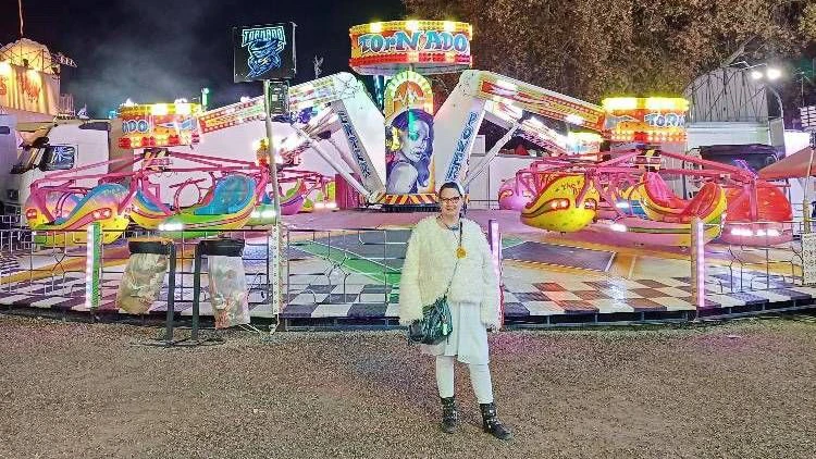 Zwischendurch war Gaëlle Engel auch mit dem Karussell „Tornado“ liiert.