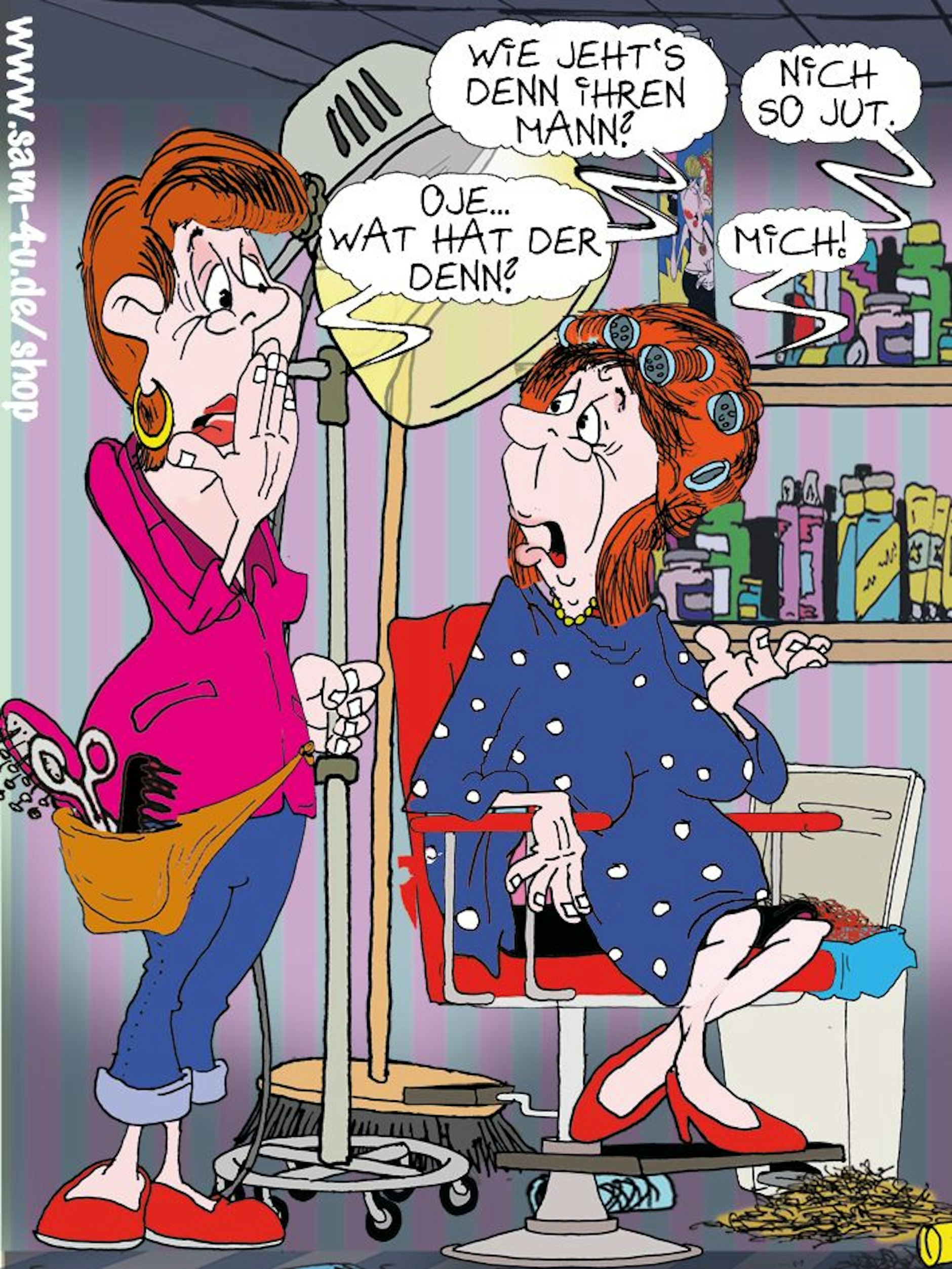 Auch am Donnerstag gibt es einentollen Cartoon von Zeichner Sam Paff aus Berlin.