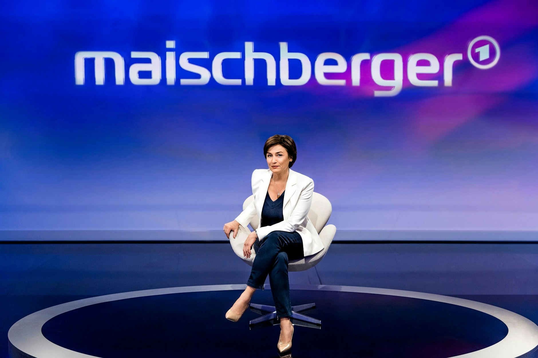 Moderatorin Sandra Maischberger.