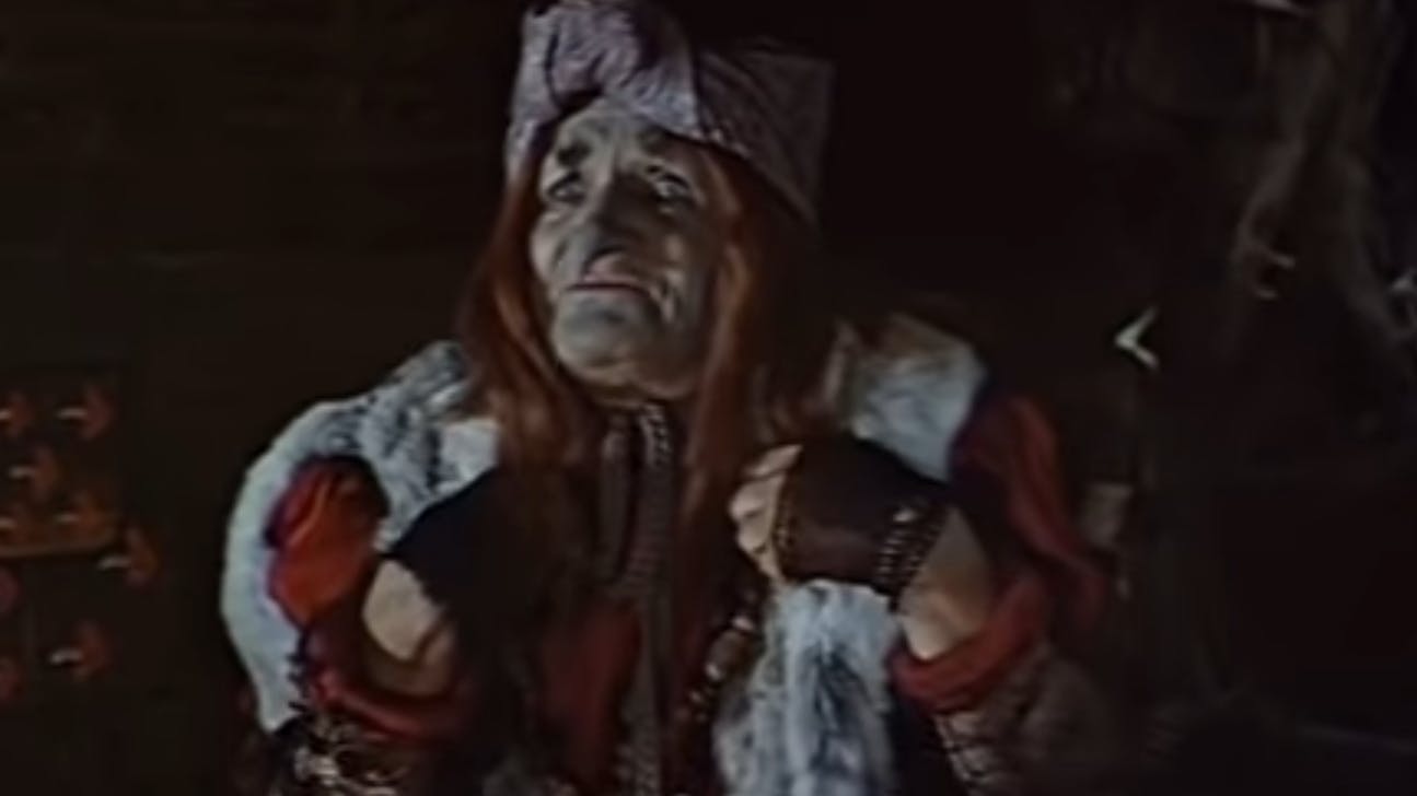 Sie war gruselig, aber auch komisch: Die Hexe Baba Jaga tauchte gleich in mehreren sowjetischen Märchenfilmen auf.