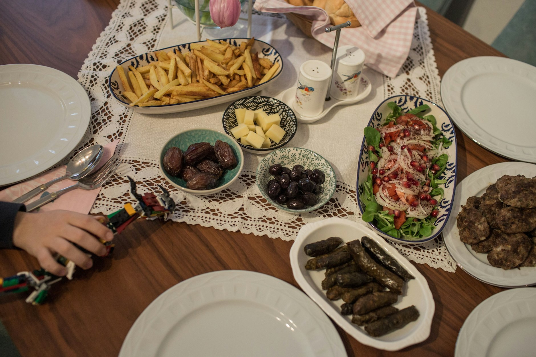 In Mitte findet ein öffentliches Fastenbrechen anlässlich des Ramadan statt.