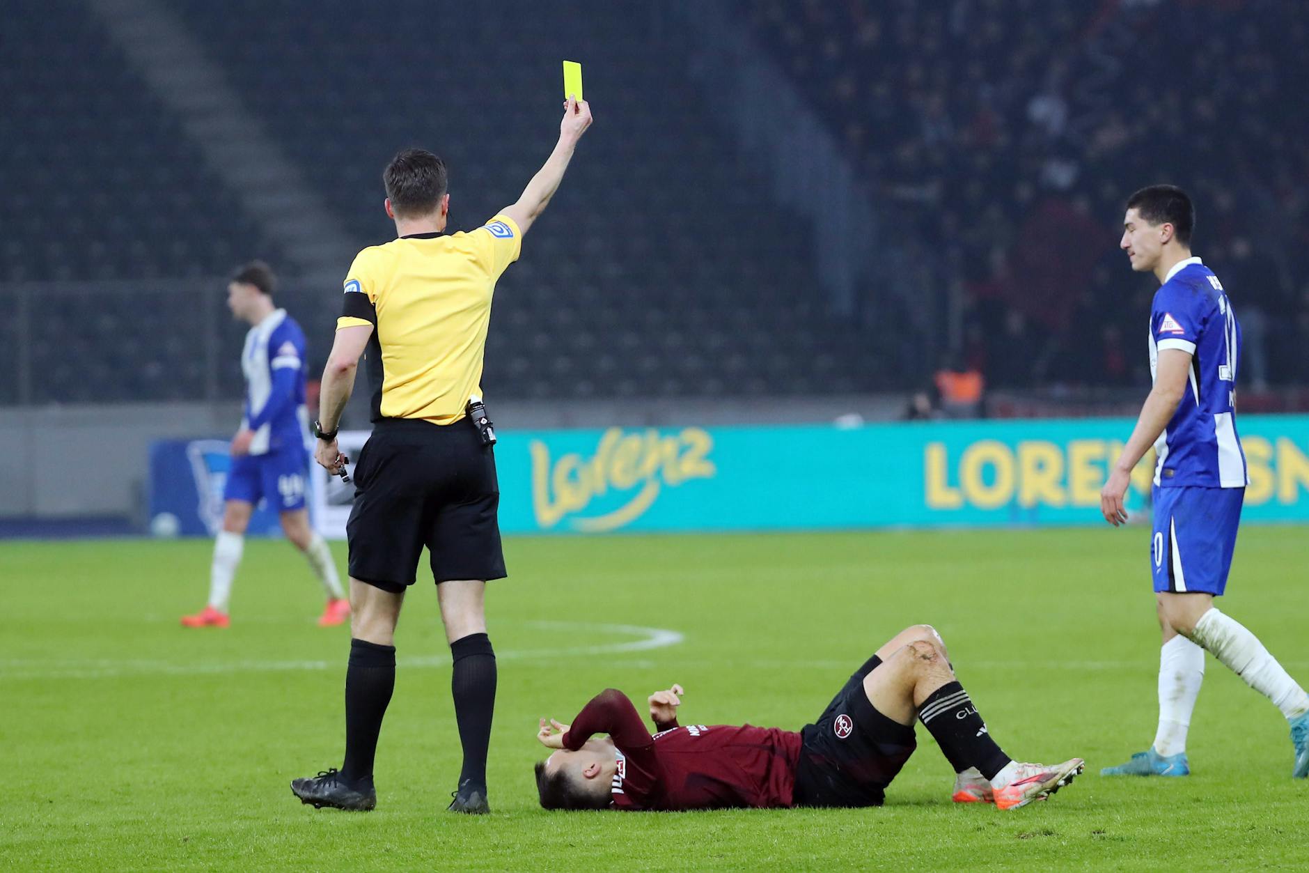 Ibrahim Maza, Herthas Kreativkopf in der Offensive, sah gegen Nürnberg seine vierte Gelbe Karte. Bei noch einer Verwarnung ist das Mega-Talent gesperrt.