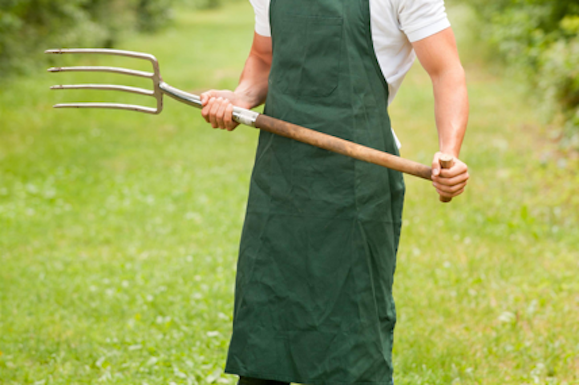 Mit einer Heugabel hat ein Wirt in Tirol drei junge Berliner attackiert (Symbolfoto).